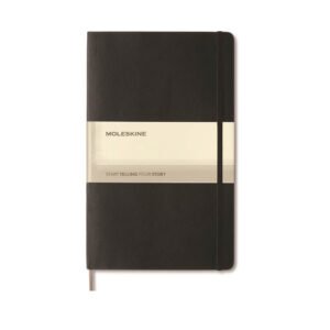 Moleskine Classic Large Ruled Hard Cover Notebook - Black